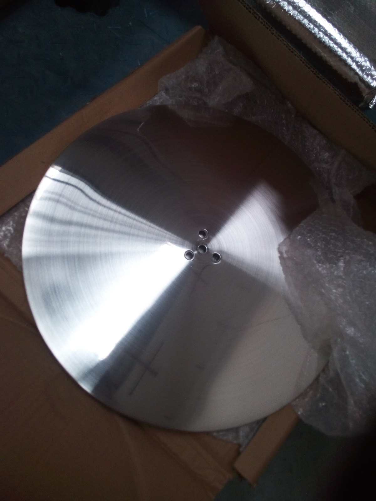 Stainless steel coffee table — Documentation and loose components