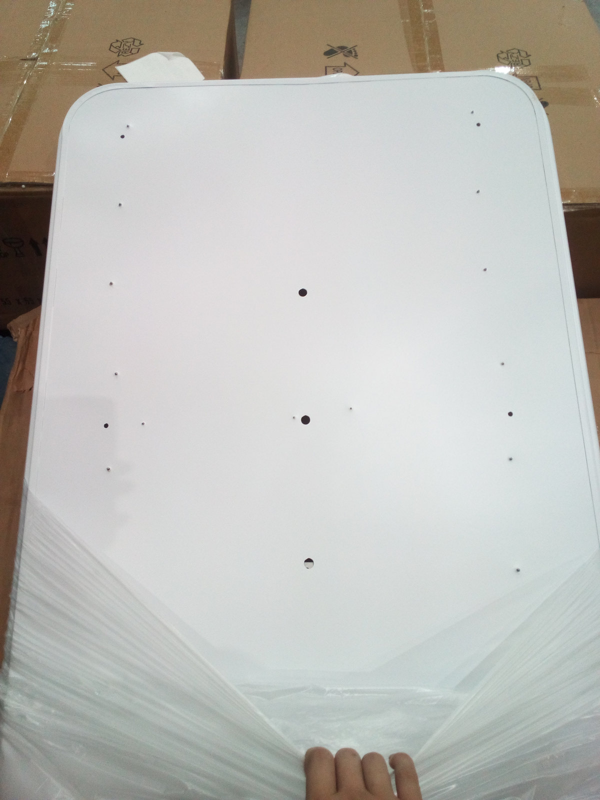Flush mount ceiling light — Fittings and hardware