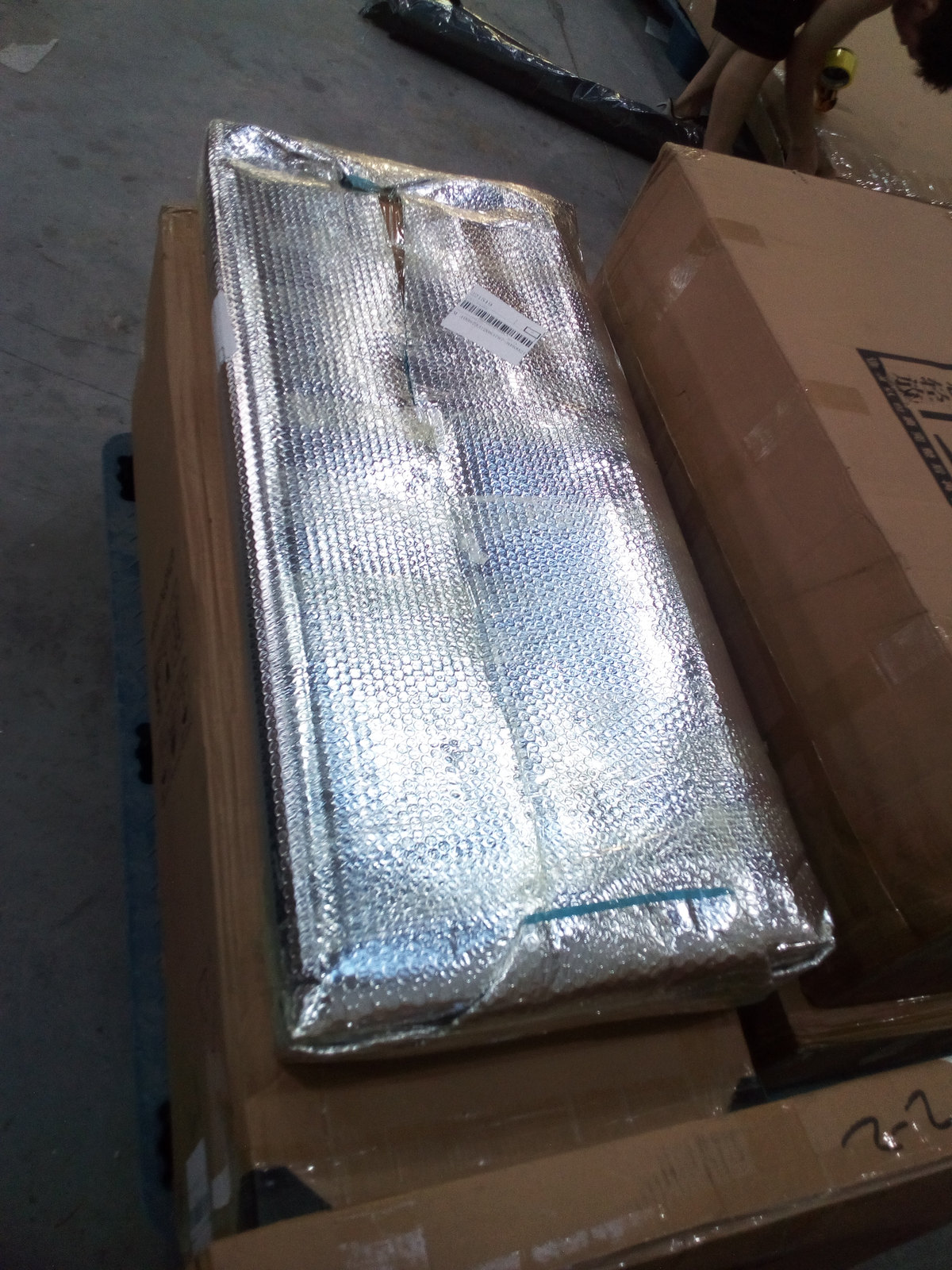 Plant stand and side table as received — shipping record SR-2026-064