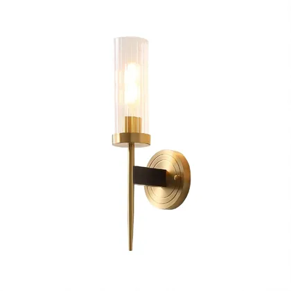 Copper natural color 1-Light Glass Wall