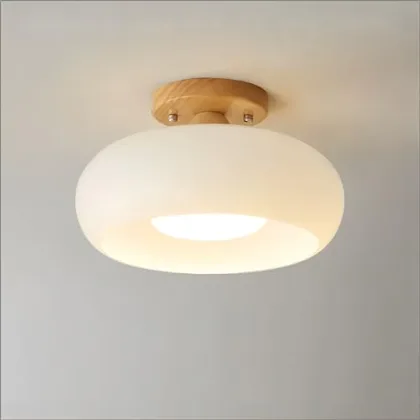 Modern Minimalist Ceiling Light Log Glass Cloakroom Balcony Corridor