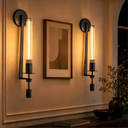 Black Sconce