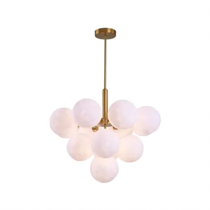 Modern Scandinavian Creative Simple Bubble Moon Chandelier