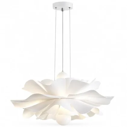2-Light Acrylic Flower Pendant Light, Modern Minimalist Creative Hanging