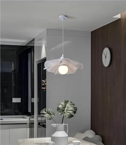 13 Inch 1-Light Acrylic Pendant Light, Modern Minimalist Creative