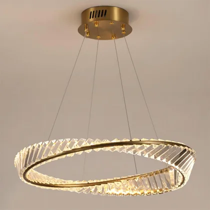 Gold Crystal Chandelier