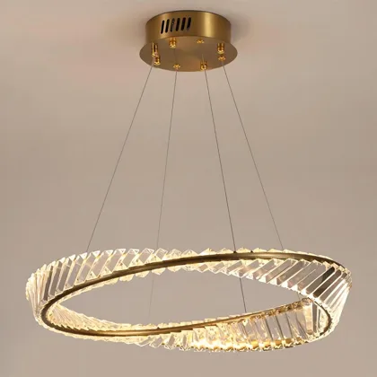 Gold Crystal Chandelier