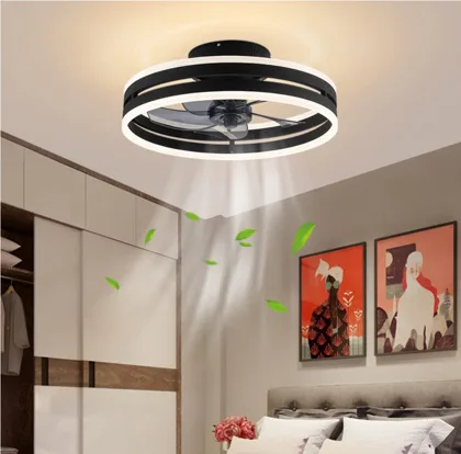 Ceiling Fan with Light, 19.7 Inch Ceiling Fan Light