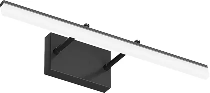 Black 1-Light Acrylic Vanity
