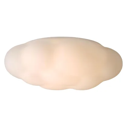11.8 Inch Cloud Shape Ceiling Light, Modern Metal Flush