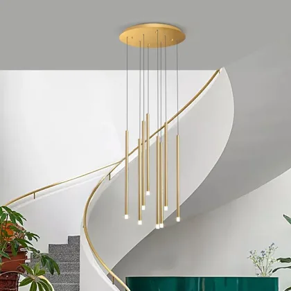 8-Light Acrylic Chandelier