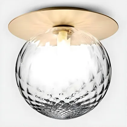Globe 1-Light Glass Ceiling