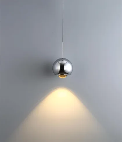 Chrome 1-Light Chandelier