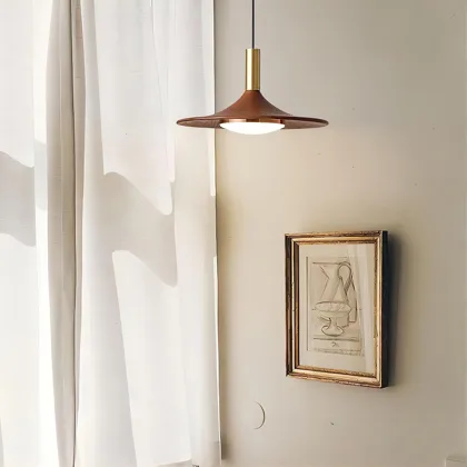 1-Light Iron Chandelier