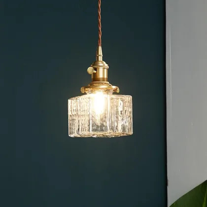 1-Light Fiberglass Chandelier