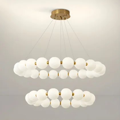 White 19-Light Plastic Globe