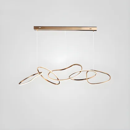 Rose Gold 5-Light Silicone Linear
