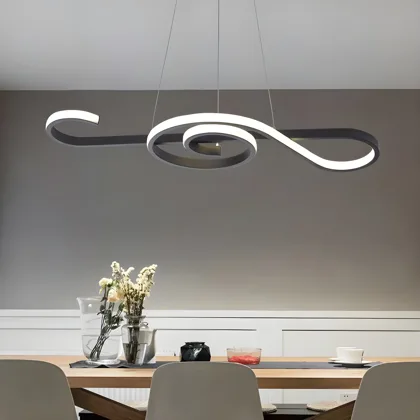 Black 1-Light Acrylic Linear
