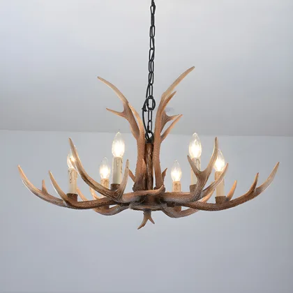 Brown 6-Light Chandeliers