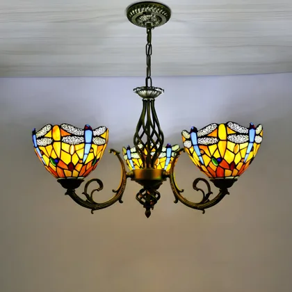 Cream 3-Light Glass Novelty