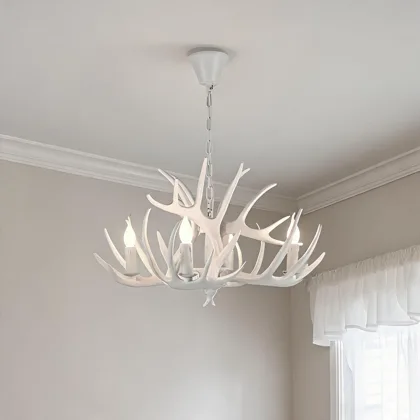 Distressed Wood 4-Light Candle Shape