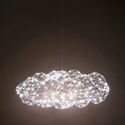 White 1-Light Chandeliers