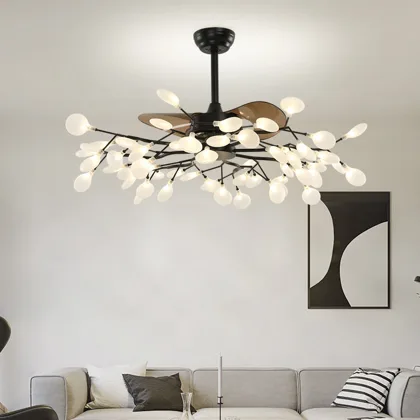 Black 56-Light Chandelier