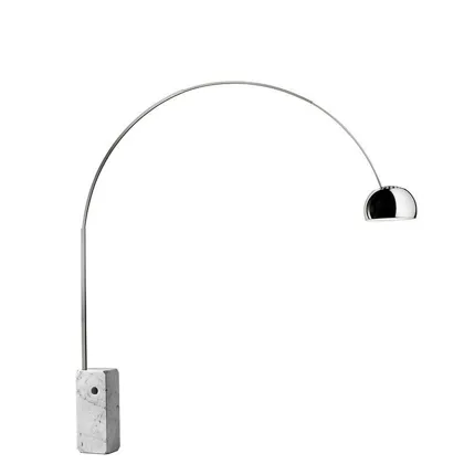 Silver 1-Light Iron Arc