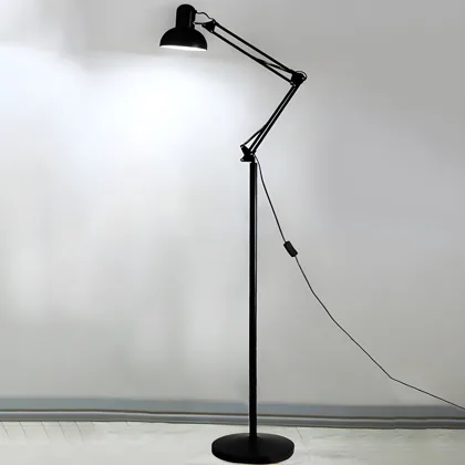 Yellow 1-Light Iron Telescopic