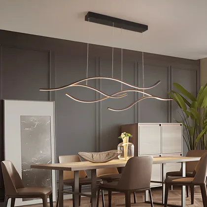 Gold 1-Light Acrylic Island Lights
