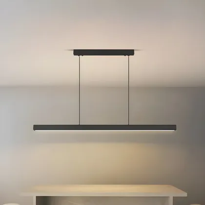 Black 1-Light Island Lights