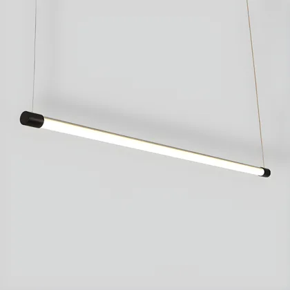 Black 1-Light Acrylic Linear