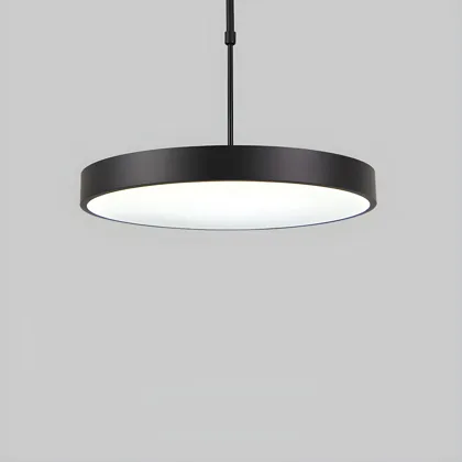 Black 1-Light Acrylic Drum