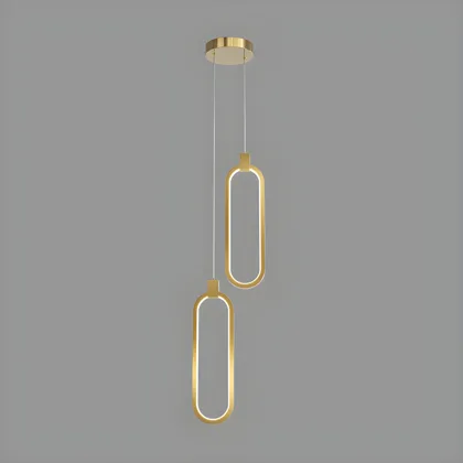 Gold 2-Light Acrylic Linear