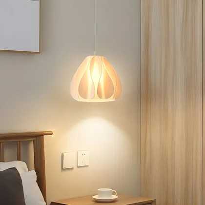 White 1-Light Plastic Novelty