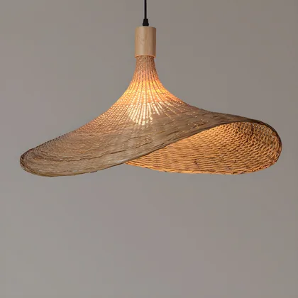 Cream 1-Light Bamboo Novelty