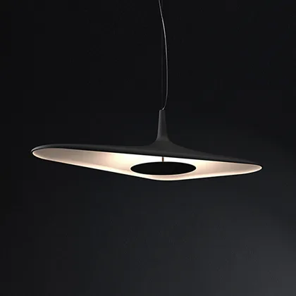Black 1-Light Resin Novelty