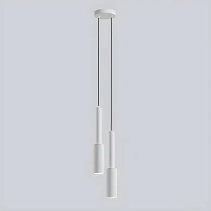 Black 2-Light Acrylic Cylinder