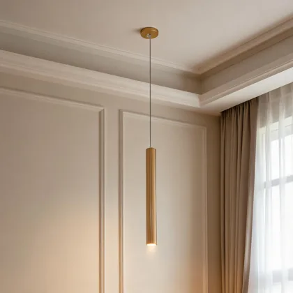 Copper 1-Light Aluminum Cylinder