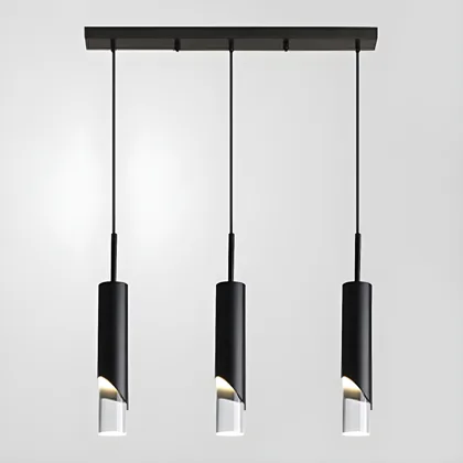 Gold 1-Light Acrylic Cylinder