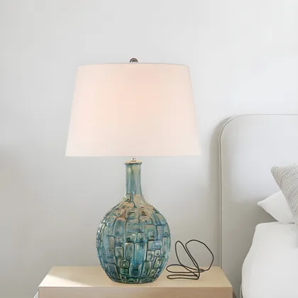 White 2-Light Acrylic Flush Mount Lights