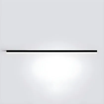 Black 1-Light Acrylic Flush Mount