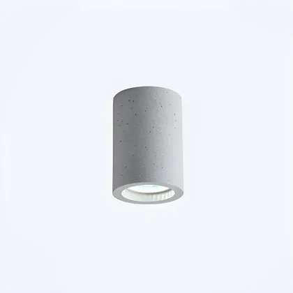 White 1-Light Flush Mount