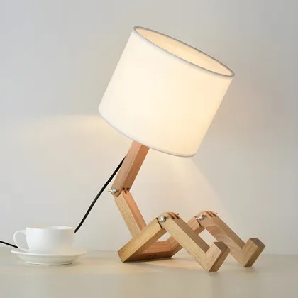 Cream 1-Light Fabric Novelty