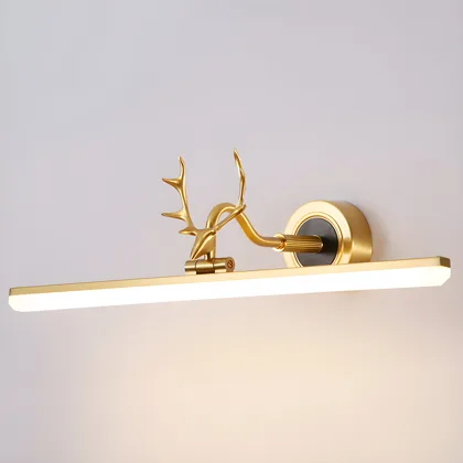 Brass 1-Light Acrylic Linear