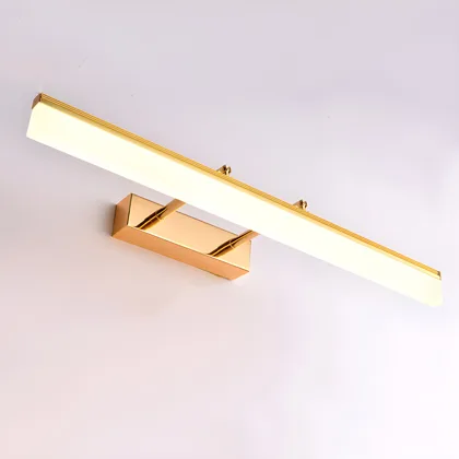 Gold 1-Light Acrylic Square / Rectangular
