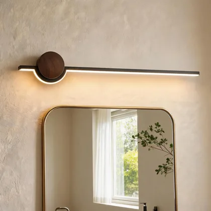 White 1-Light Metal Linear