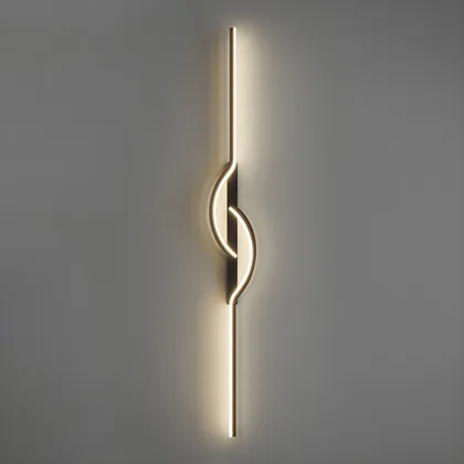 Black 2-Light Silicone Linear