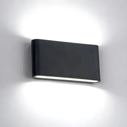 White 2-Light Aluminum Shaded