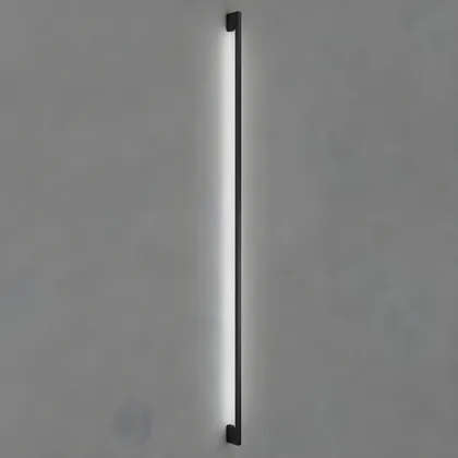 Black 1-Light Iron Linear